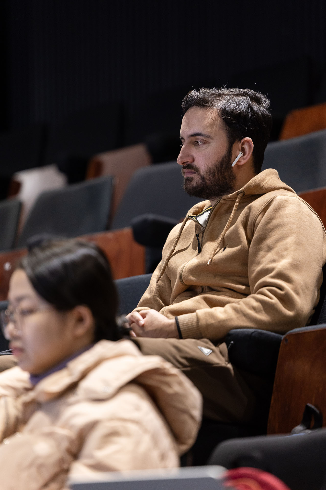 Students in an education lecture