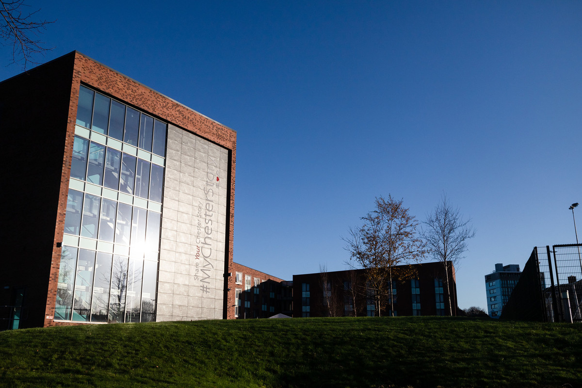 A view of building on Exton Park
